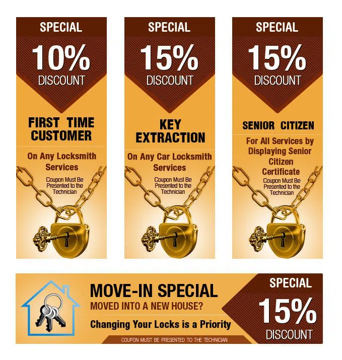 Super Locksmith Service Gurnee, IL 847-450-0512 - coupon1-set-four